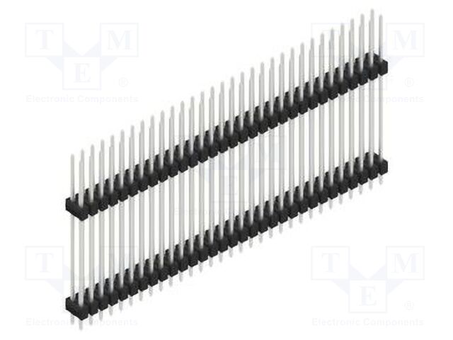 Connector: pin strips; pin header; male; PIN: 62; 2.54mm; THT; 2x31