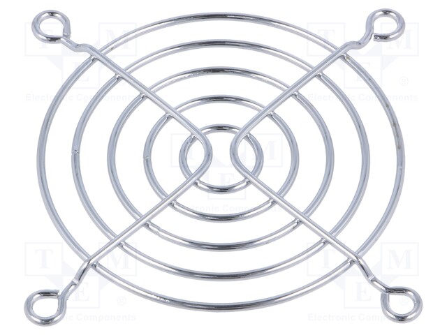 Guard; 80x80mm; Mat: metal; Mounting: screw