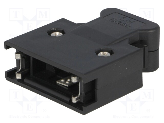 Plug housing; PIN: 20; Locking: latch; for cable