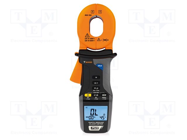 Meter: grounding resistance; Features: automatic power-off; LCD