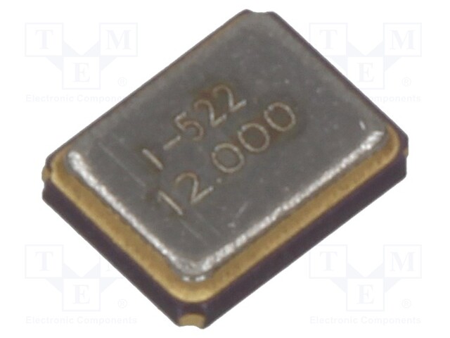 Resonator: ceramic; 12MHz; ±30ppm; 18pF; SMD; 3.2x2.5x0.9mm