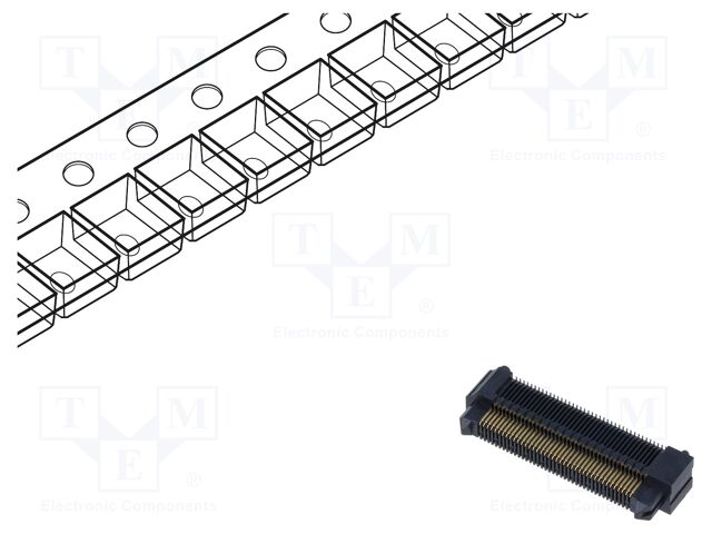Connector: PCB to PCB; male; PIN: 80; 0.5mm; ERM5; gold-plated; SMT