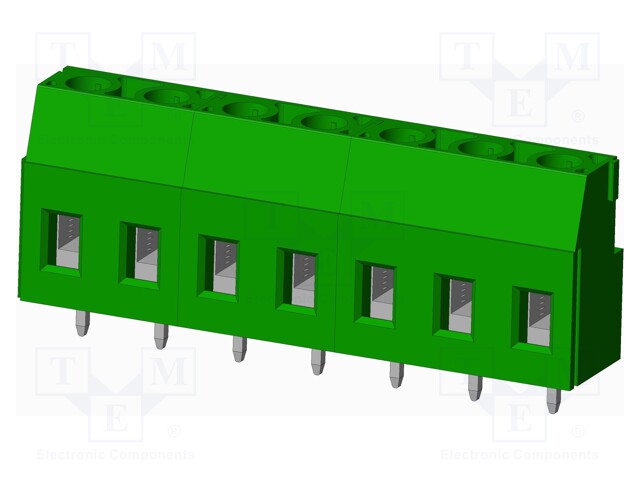 Connector: PCB terminal block; terminal; Plating: tinned; on PCBs