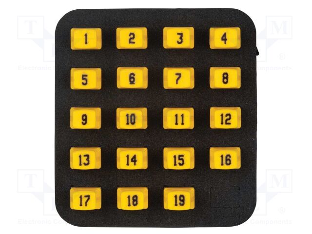Set of active remotes; 19pcs; Connection: RJ45