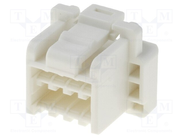 Plug; wire-board; female; CLIK-Mate; 1.5mm; PIN: 8; w/o contacts