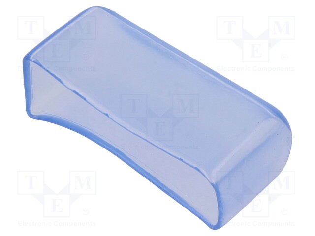 Cover; cylindrical fuses; Mat: PVC; 33.5x15x12mm