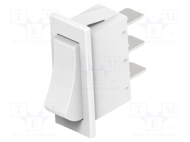 Switch: ROCKER; Pos: 2; SPST; 10A/250VAC; Illumin: filament lamp