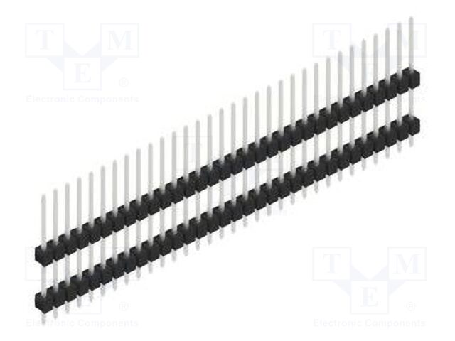Connector: pin strips; pin header; male; PIN: 32; 2.54mm; THT; 1x32
