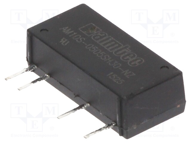 Converter: DC/DC; 1W; Uin: 4.5÷5.5V; 5VDC; Iout: 200mA; SIP7; 2.3g