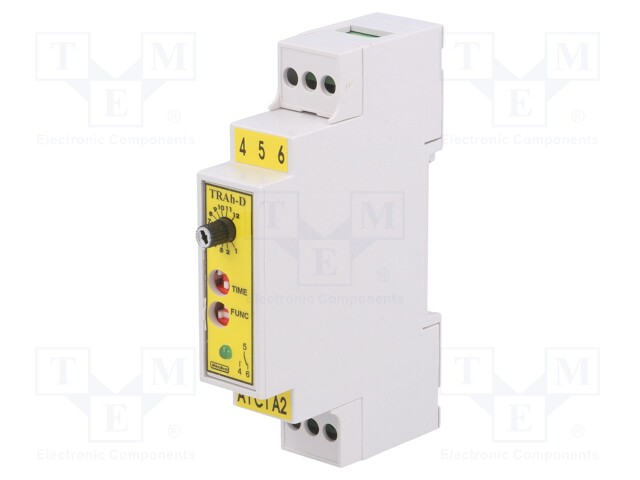 Timer; 15s÷12h; NO; 24VDC/5A,250VAC/5A; Usup: 24VAC; 24VDC; DIN