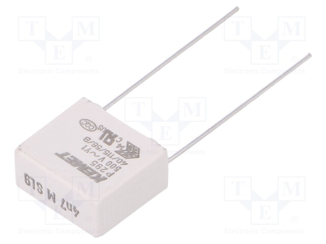 Capacitor: paper; Y1; 4.7nF; 500VAC; 15mm; ±20%; THT; Series: P295