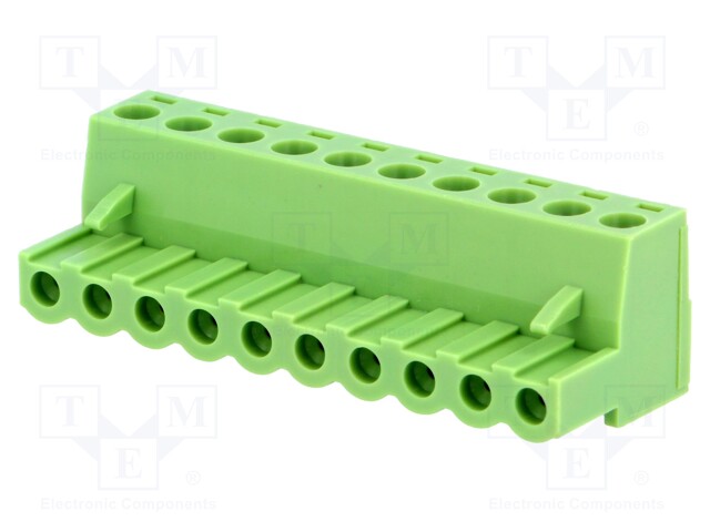 Pluggable terminal block; 5.08mm; ways: 10; straight; plug; female