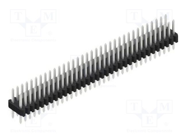 Connector: pin strips; pin header; male; PIN: 68; 1.27mm; THT; 2x34