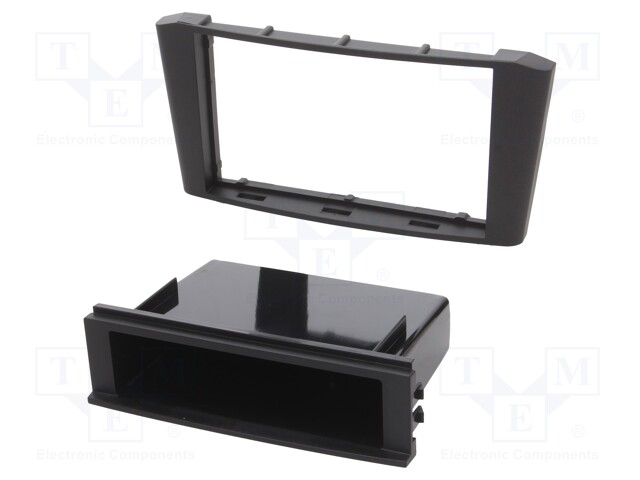 Radio mounting frame; Toyota; 2 DIN; black