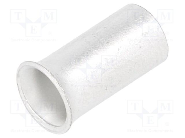 Bootlace ferrule; non-insulated; crimped; L: 10.5mm; Øint: 4mm