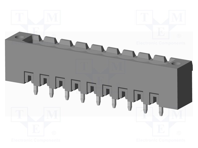 Connector: pluggable terminal block; socket; male; on PCBs