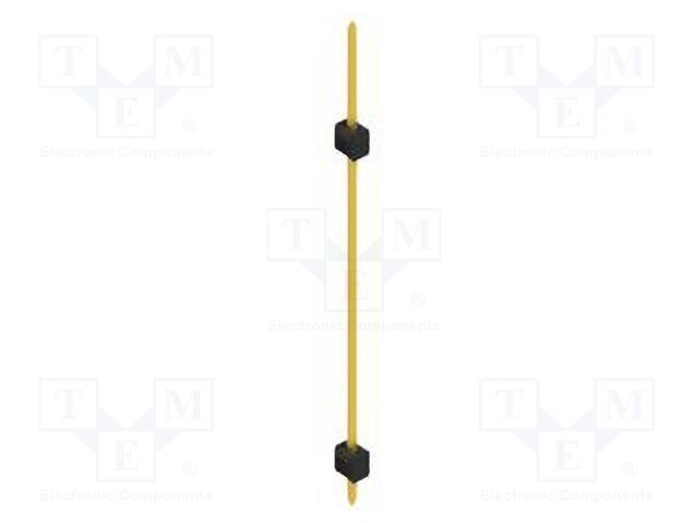 Connector: pin strips; pin header; male; PIN: 1; 2.54mm; THT; 1x1