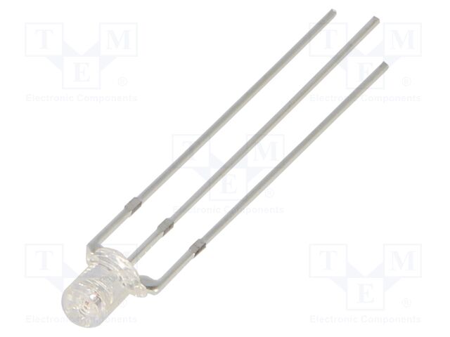 LED; red,yellow; 3mm; 140°; Front: flat; 2.1÷2.6/2.9÷3.4VDC