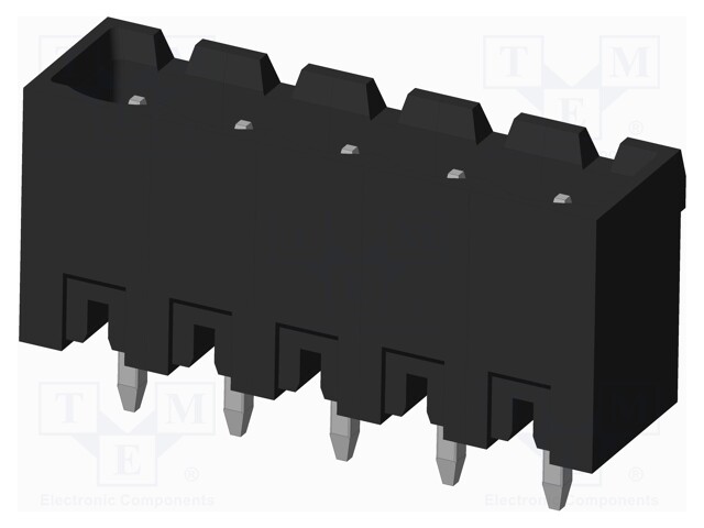 Connector: pluggable terminal block; socket; male; on PCBs