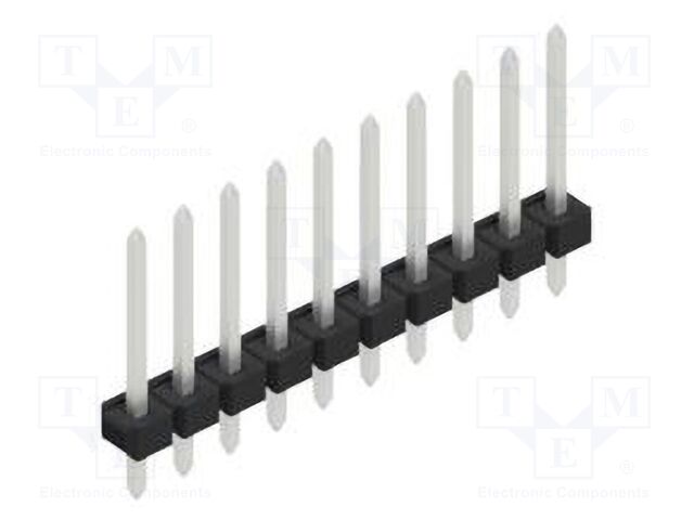 Connector: pin strips; pin header; male; PIN: 10; 2.54mm; THT; 1x10