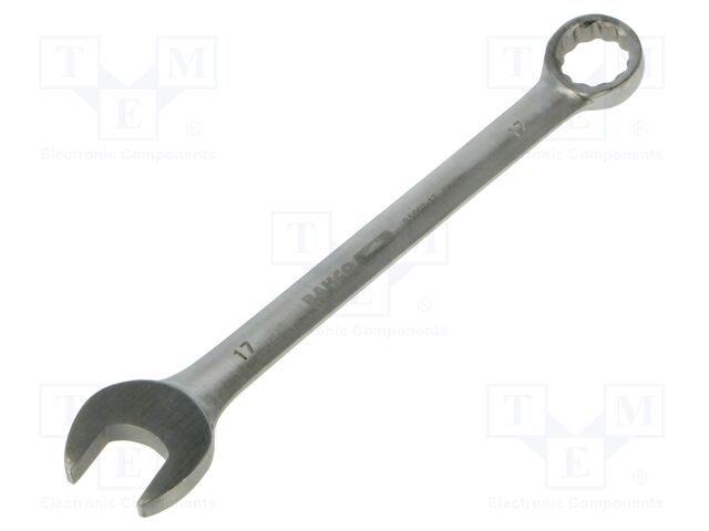 Wrench; combination spanner; 17mm; Overall len: 195mm; ISO 691