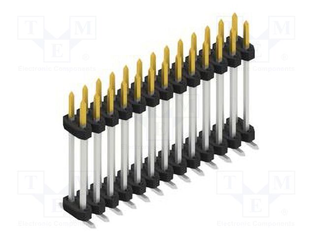 Connector: pin strips; pin header; male; PIN: 26; 2mm; SMT; 2x13