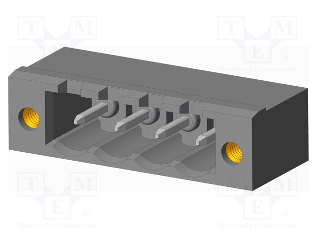 Connector: pluggable terminal block; socket; male; on PCBs