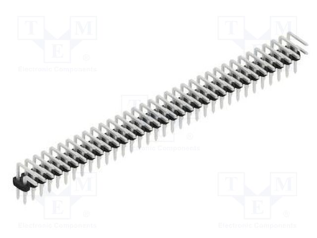Connector: pin strips; pin header; male; PIN: 68; 2mm; THT; 2x34