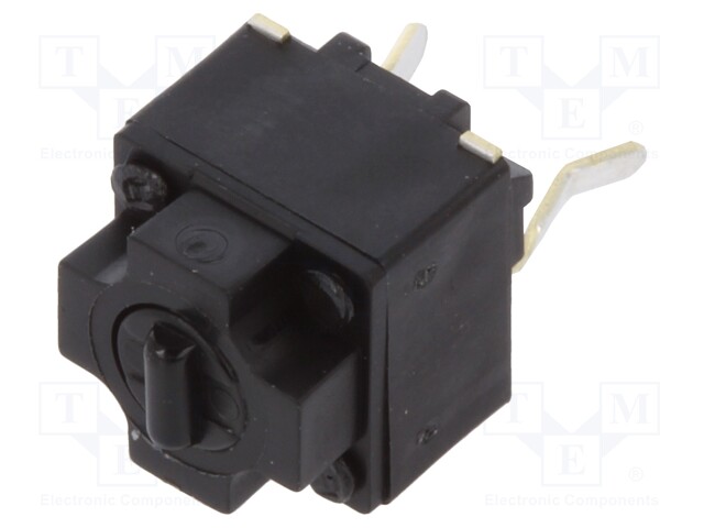 Microswitch TACT; SPST; Pos: 2; 0.02A/15VDC; THT; none; 7.45mm
