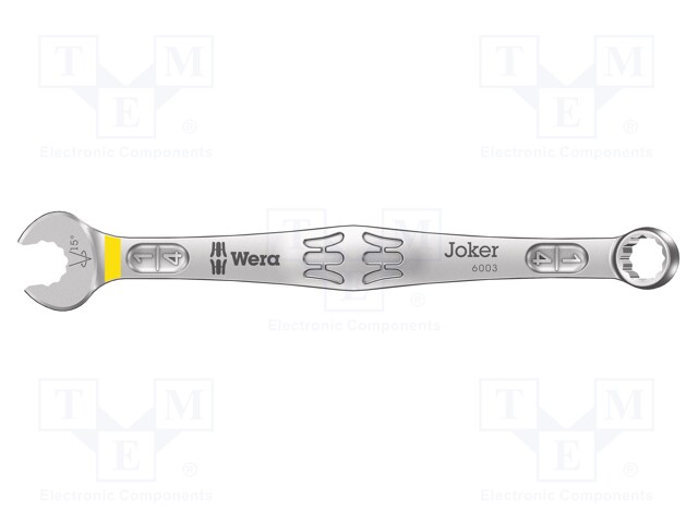 Wrench; inch,combination spanner; steel; Series: Joker 6003; 1/4"