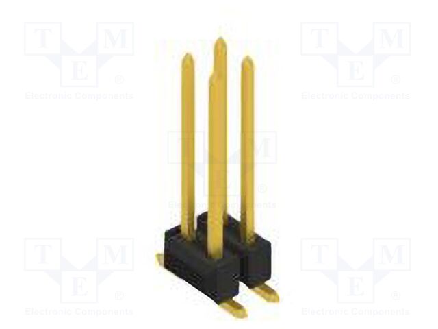Connector: pin strips; pin header; male; PIN: 4; 2.54mm; SMT; 2x2