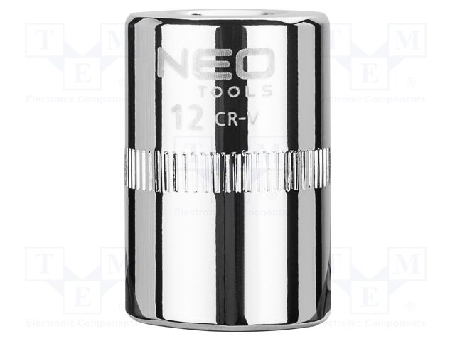 Socket; 6-angles,socket spanner; HEX 12mm; 1/4"; SUPERLOCK