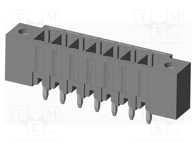 Connector: pluggable terminal block; socket; male; on PCBs