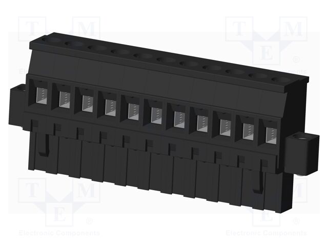 Connector: pluggable terminal block; plug; female; angled 90°