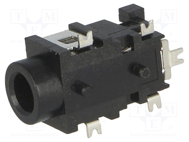 Socket; Jack 3,5mm; female; stereo; ways: 3; horizontal; on PCBs