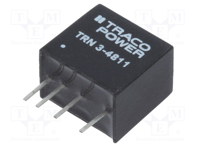 Converter: DC/DC; 3W; Uin: 36÷75V; 5VDC; Iout: 600mA; SIP; 2.1g; OUT: 1