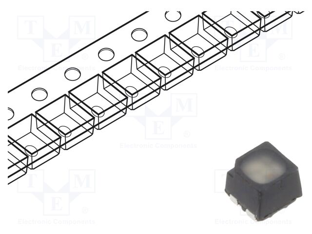LED; RGB; SMD; 2121; 2.15x2.05x1.9mm; 120°; 15/8/5mA; Lens: diffused