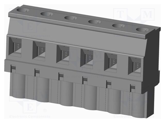 Connector: pluggable terminal block; plug; female; angled 90°