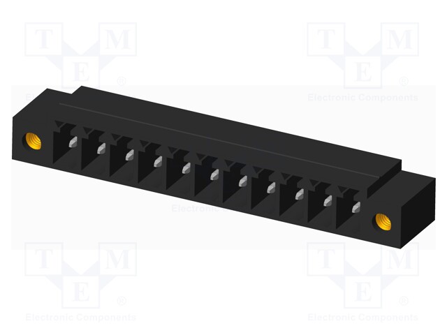 Connector: pluggable terminal block; socket; male; on PCBs