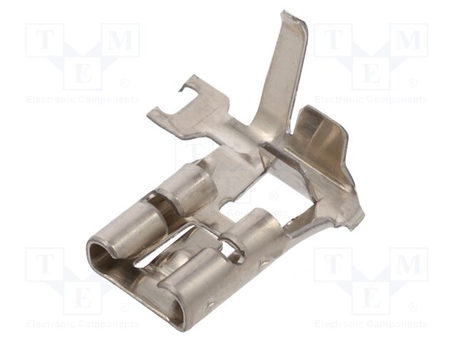 Terminal: flat; 6.3mm; 0.8mm; female; 0.5÷1.5mm2; crimped; straight