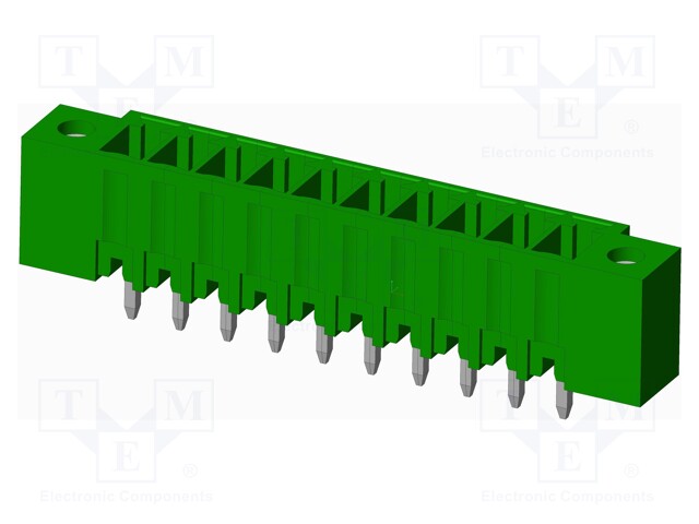 Connector: pluggable terminal block; socket; male; straight; THT