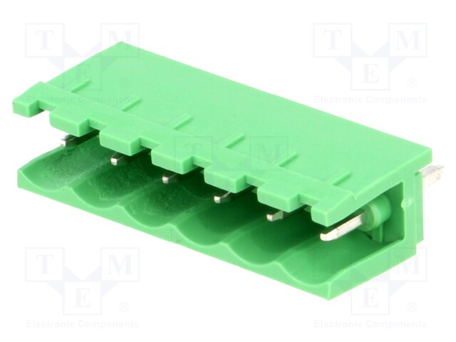 Pluggable terminal block; 5mm; ways: 6; straight; socket; male