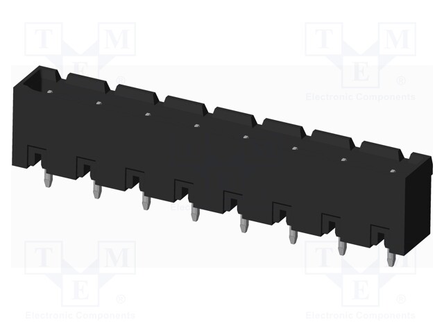 Connector: pluggable terminal block; socket; male; on PCBs