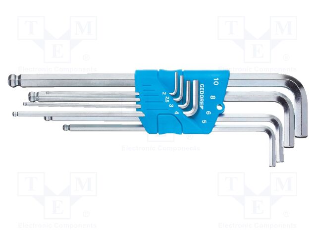 Wrench-set; hex key; 8pcs.