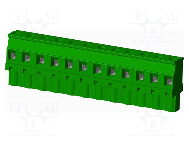 Connector: pluggable terminal block; plug; female; angled 90°