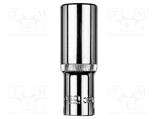 Socket; 6-angles,socket spanner; HEX 15mm; 3/8"; long