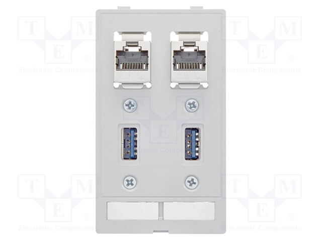 Han-Port-2xRJ45/2xUSB