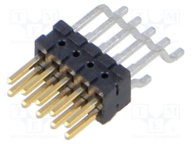 Connector: pin strips; male; PIN: 10; 1.27mm; gold-plated; SMT; reel