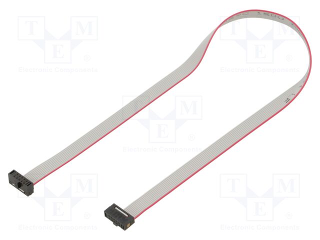Ribbon cable with IDC connectors; Tape ph: 0.64mm; 279.4mm