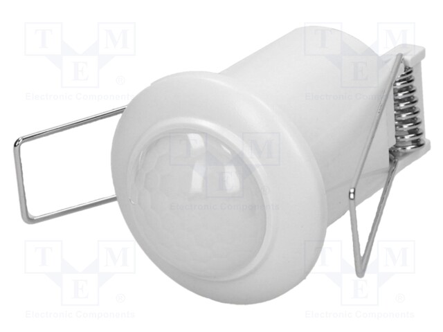 Motion sensor; ceiling; 230VAC; IP20; 6m; Range: 10s÷15min; 360°